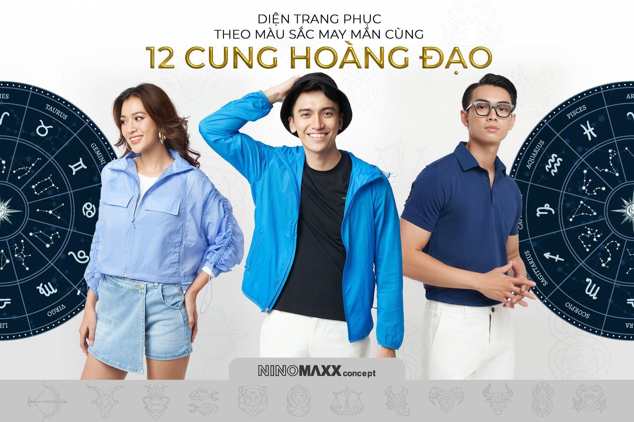Mau sac chu dao hop cung Nhan Ma tim va xanh duong