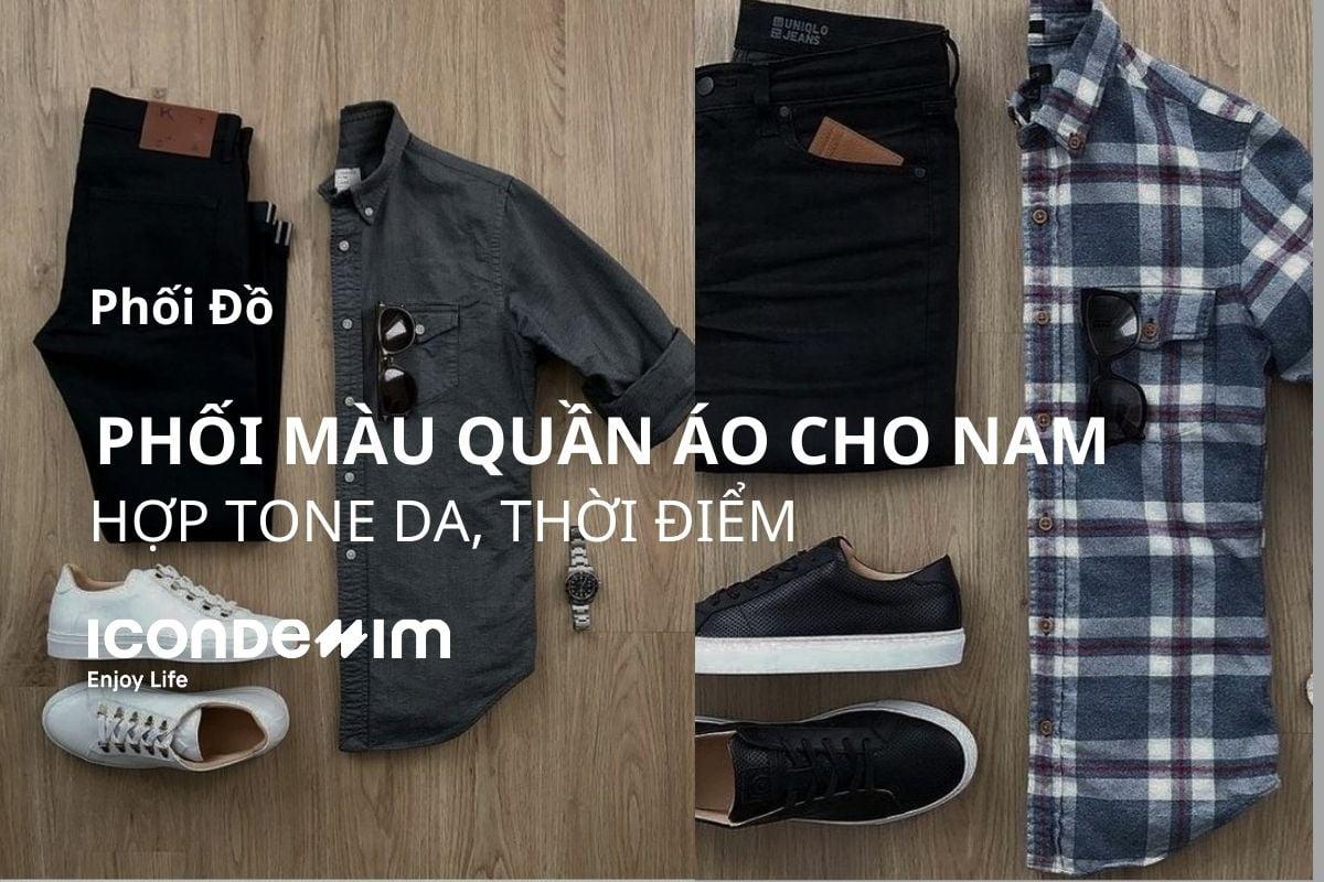 quần xanh lá phối với áo màu gì thanh lịch với màu trung tính trắng đen