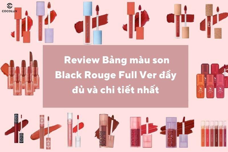 Màu son Black Rouge A23 là màu gì khi swatch trên da chuẩn nhất